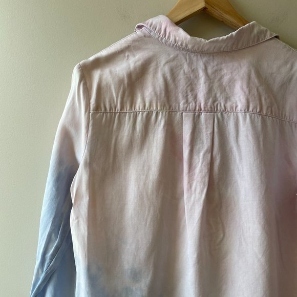 Anthropologie | Cloth and Stone Dip Tie Dyed Button Up Shirt - Size M - Picture 4 of 11